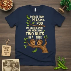 Forget Two Peas in a Pod My Sister and I Are More Like Two Nuts in a Tree t-shirt design