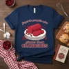 Forget the pumpkin spice gimme them CRANBERRIES text with a cranberry graphic on a navy t-shirt