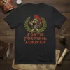 Fortis Fortuna AdiuvaT Roman helmet and swords graphic t-shirt design