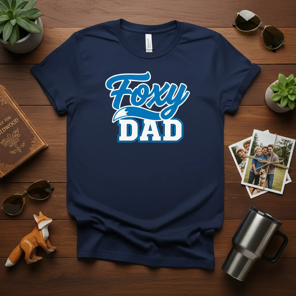 Foxy Dad T-Shirt Funny Father’s Day Gift Idea