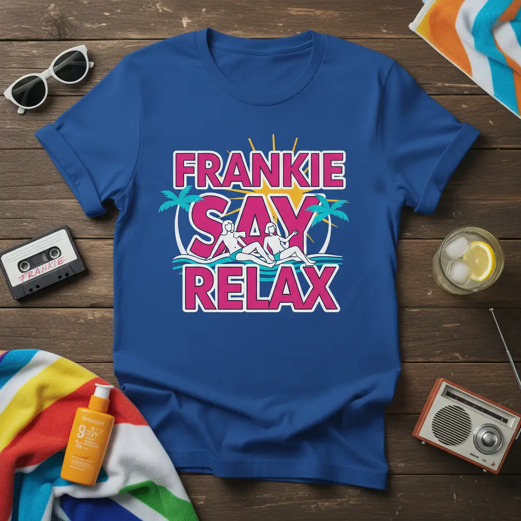 Frankie Say Relax T-Shirt Retro Summer Vacation
