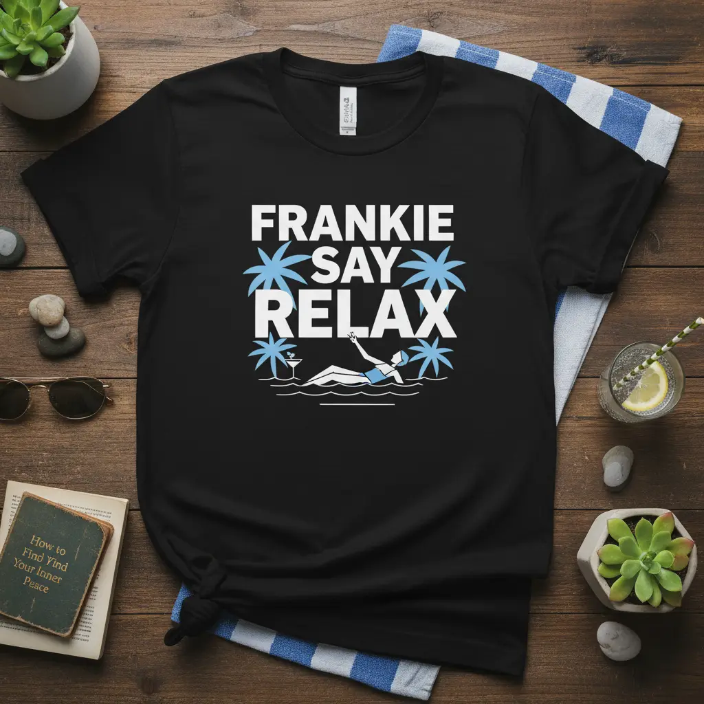 Frankie Say Relax T-Shirt | Retro Summer Vacation