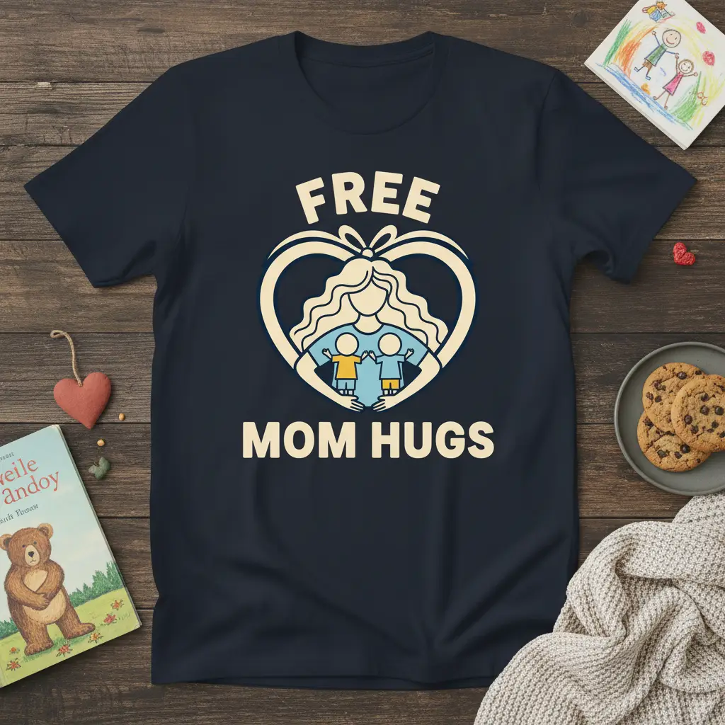 Free Mom Hugs T-Shirt Sweet Gift for Mothers