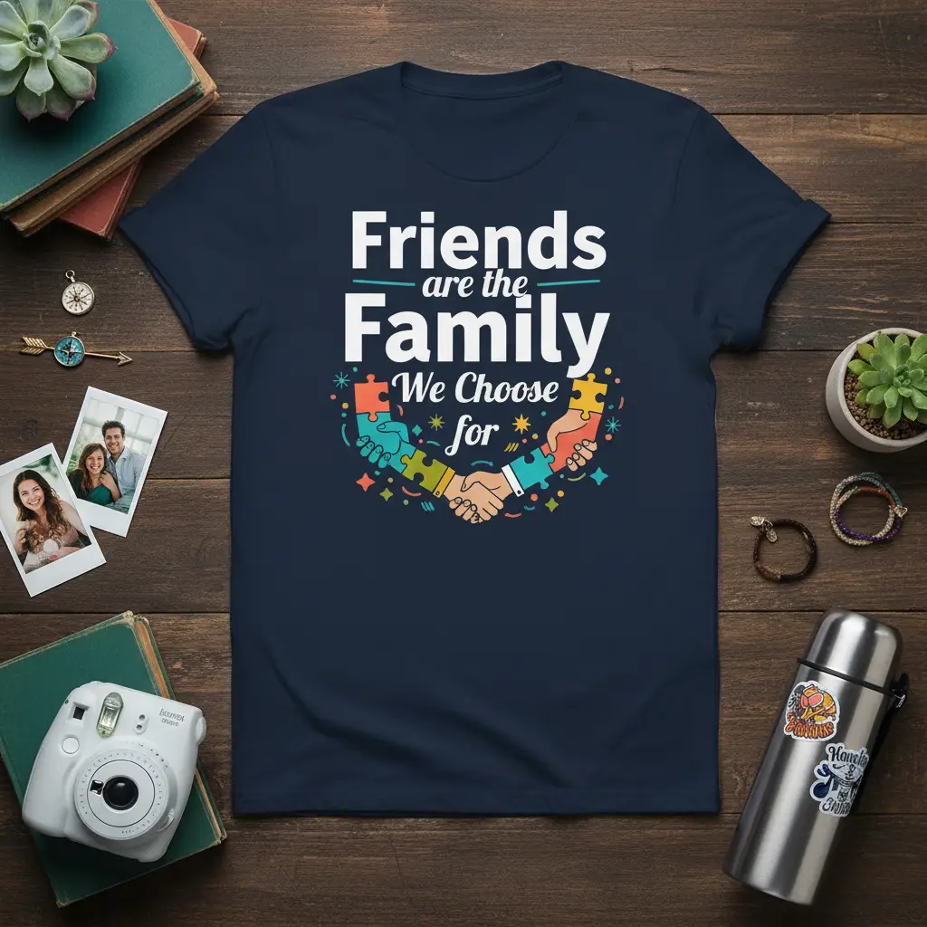 Friends Are the Family We Choose for T-Shirt Gift