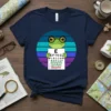 Frog Eye Chart T-Shirt detailed graphic design printed on comfortable cotton t-shirt