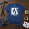 FU MS multiple sclerosis awareness eye-catching graphic design printed on comfortable cotton t-shirt