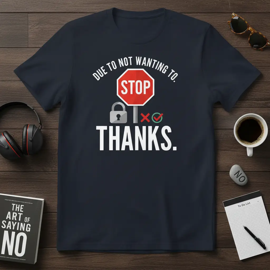 Funny Due to Not Wanting to Stop Thanks T-Shirt