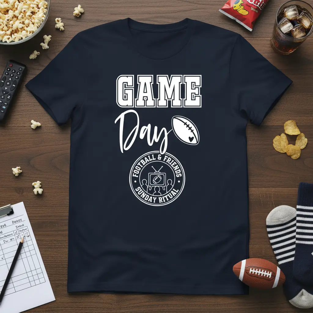 Game Day Football & Friends Sunday Ritual T-Shirt