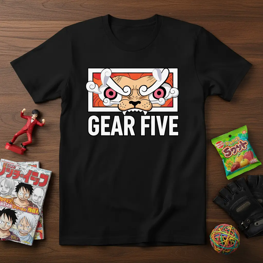Gear Five Anime T-Shirt Epic Fan Gift for Manga Lovers