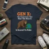 GEN X: The Generation text design featuring eye-catching typography on quality t-shirt