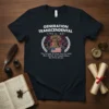 GENERATION TRANSCENDENTAL 1792 to text design featuring eye-catching typography on quality t-shirt
