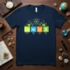 Genius Periodic Table Elements eye-catching graphic design printed on comfortable cotton t-shirt