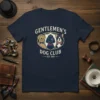 Gentlemen's Dog Club Est 1892 T-Shirt featuring three dogs in hats and bow ties