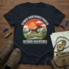 German Shorthaired Pointer Outdoor Adventures creative graphic design printed on comfortable cotton t-shirt