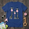 Giraffe Bubblegum Squad stylish graphic design printed on comfortable cotton t-shirt