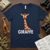 Giraffe T-Shirt creative graphic design printed on comfortable cotton t-shirt