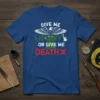 Give Me Liberty Or Give Me Death T-Shirt with eagle and Statue of Liberty graphic