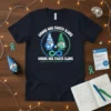 Gnome One Fights Alone Idiopathic Intracranial Hypertension Awareness t-shirt with two gnomes and an infinity symbol