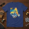 Go Kart T-Shirt featuring bold text and a dynamic illustration of a go-kart racer in action