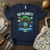 Go Planet! It's Your Earth Day 2024 t-shirt with cartoon Earth, tree, sun, and whale graphic