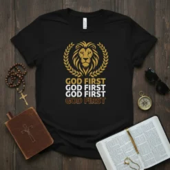 God First God First God First God First Christian T-Shirt