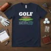Golf Duff Penalty Shank text design featuring eye-catching typography on quality t-shirt