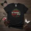 Black t-shirt with red and green flames around the text "Good Girls Go To Heaven Bad Girls Go To S"