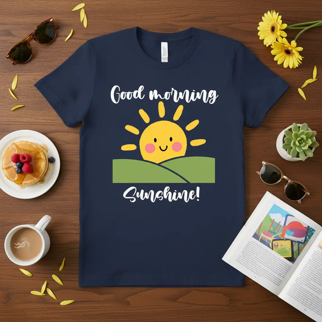 Good Morning Sunshine! Cute Sun Graphic Tee