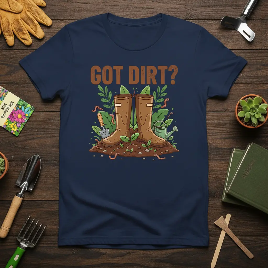 Got Dirt? Gardening T-Shirt Fun Gift for Gardeners