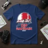 GP Bahrain 2024 Formula 1 racing car design with Bahrain flag and track graphic, F1 fan t-shirt