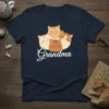 Grandma Cats T-Shirt design featuring the word "Grandma" with a cluster of cute cartoon cats above it