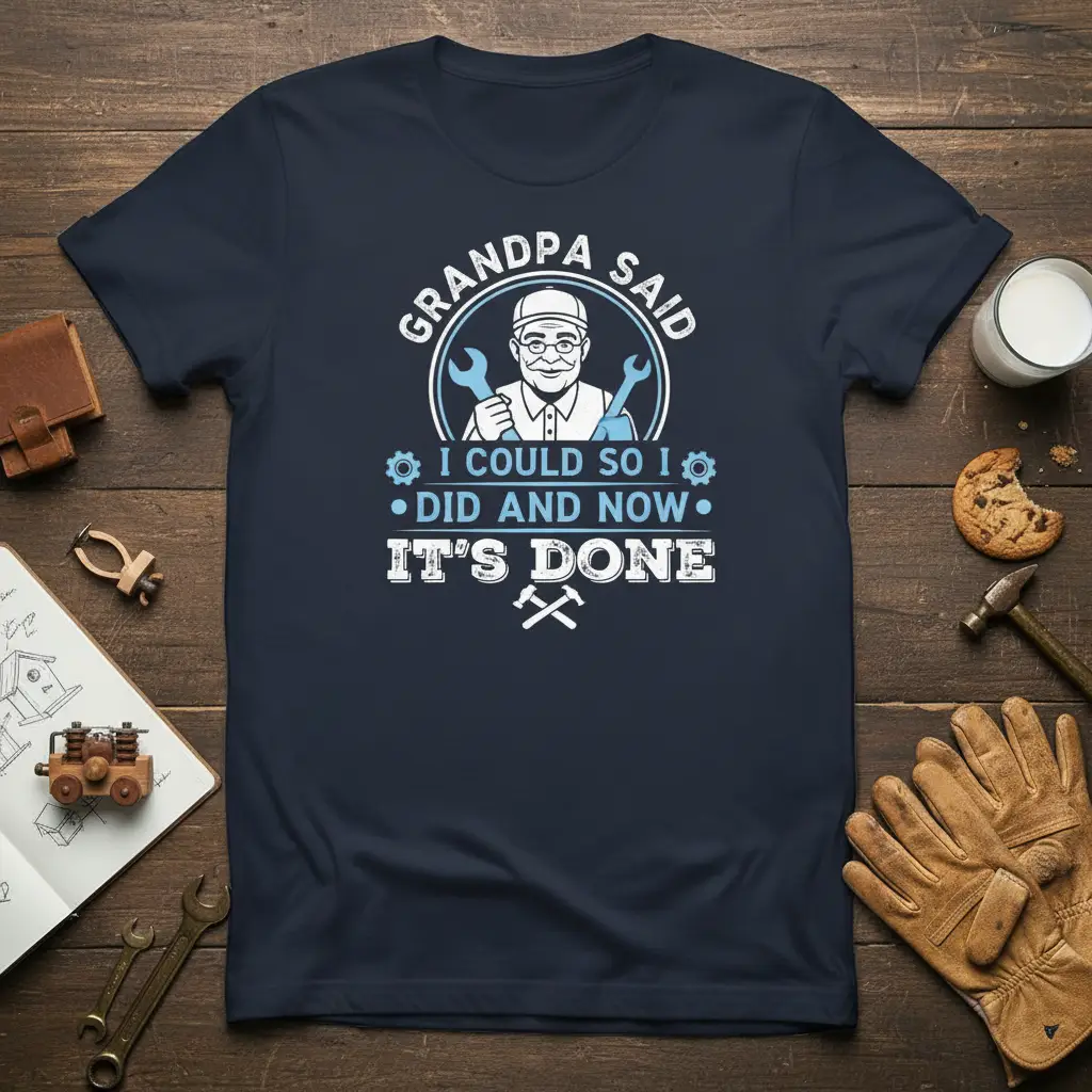 Grandpa Said I Could So I Did and Now It’s Done T-Shirt