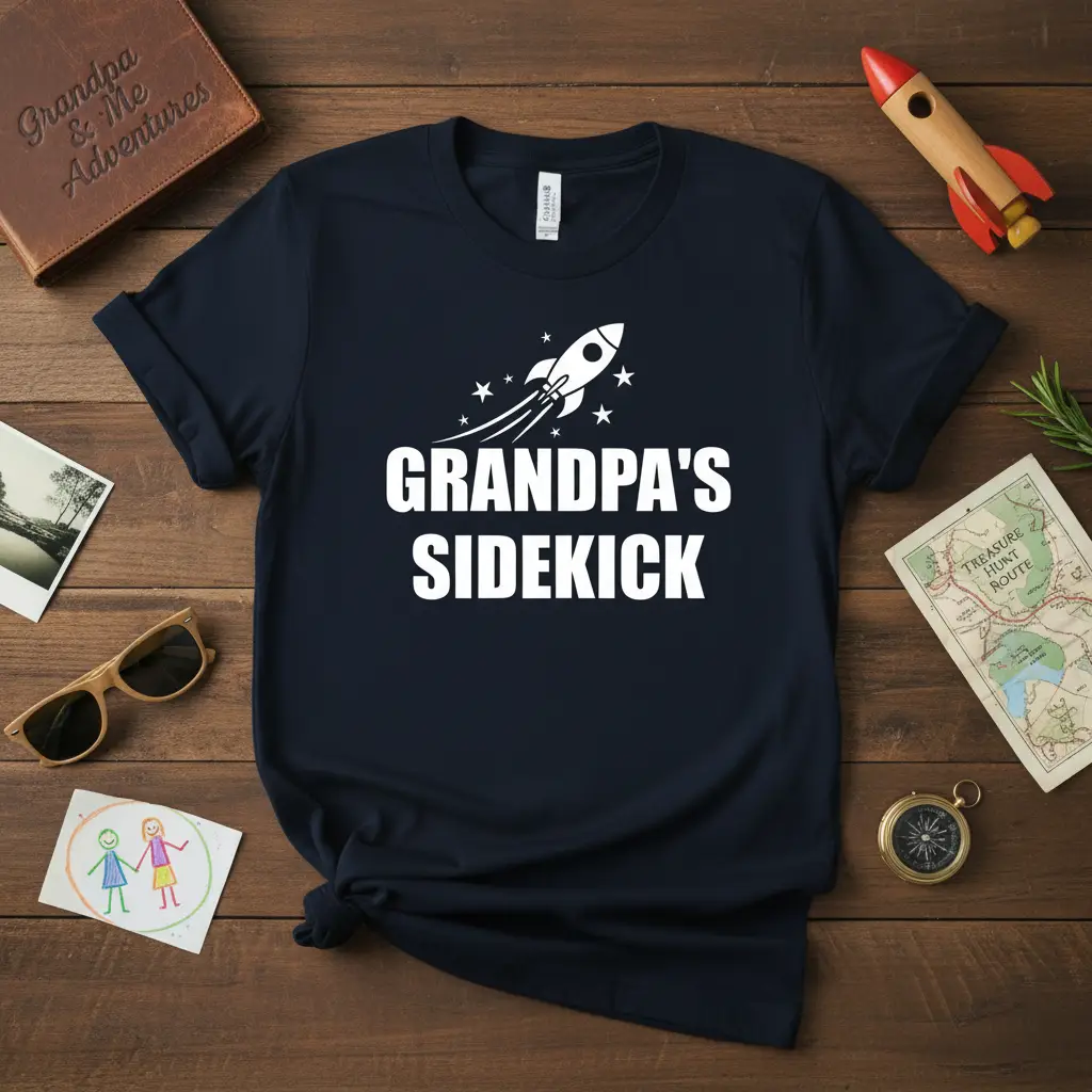 Grandpa’s Sidekick T-Shirt | Perfect Gift for Grandchildren