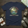 Green Cove Springs Florida t-shirt design with waterfall, alligator, and text