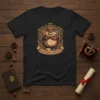 Groundhog Kingdom t-shirt design with a crowned groundhog inside a shield emblem