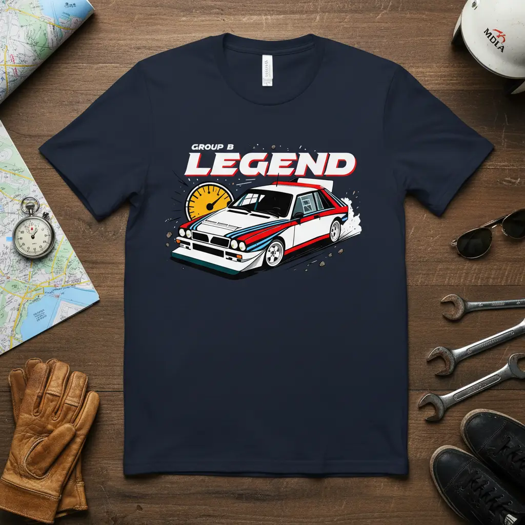Group B Legend Rally Car T-Shirt Retro Motorsport Gift
