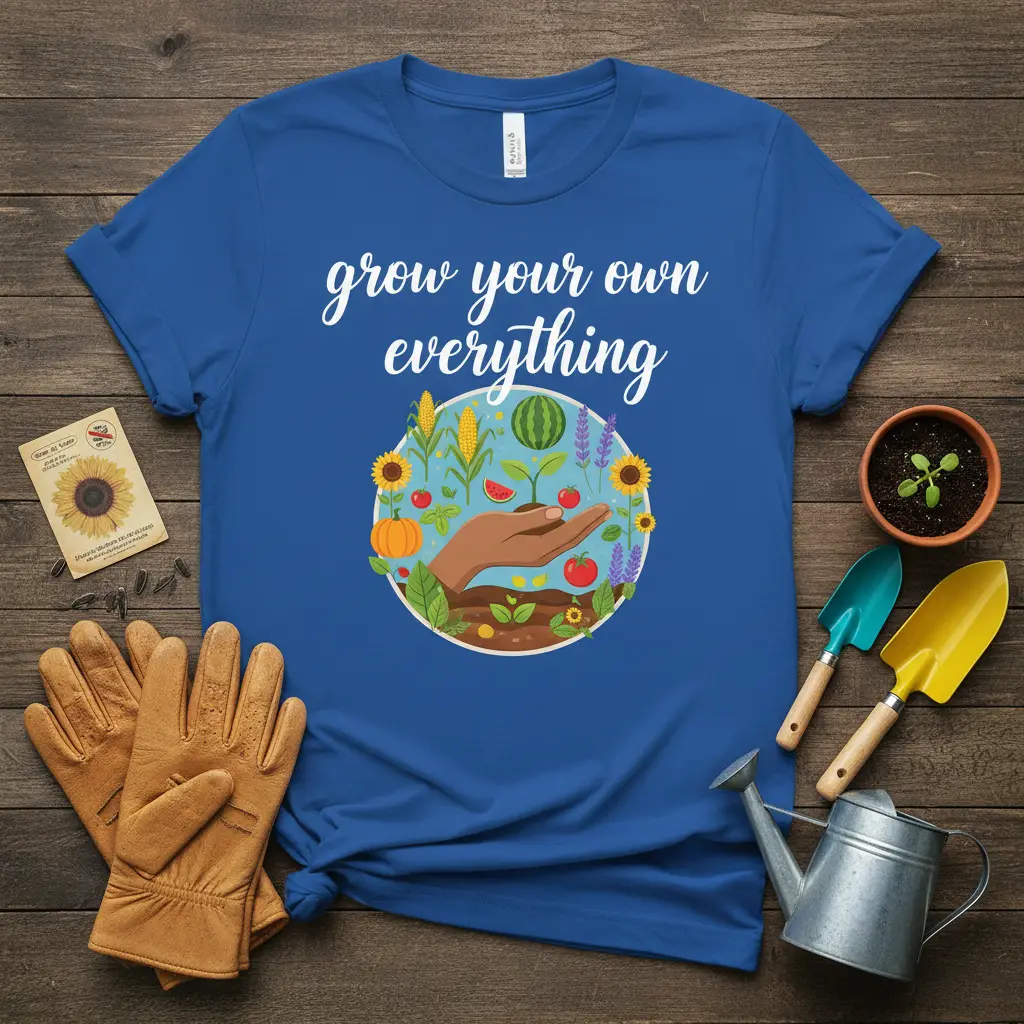 Grow Your Own Everything Gardening T-Shirt Nature Lover Gift