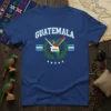 Guatemala Libertad 15 de Septiembre de 1821 t-shirt design with national emblem, quetzal bird, swords, and wreath