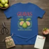 GUAVAS FROM FARM HAND text design featuring eye-catching typography on quality t-shirt