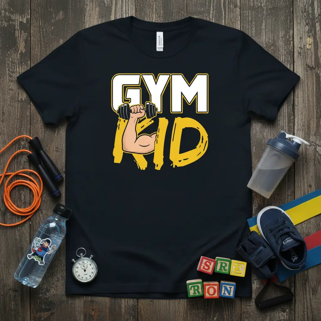 Gym Kid Fitness T-Shirt for Active Children
