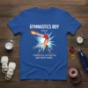 Gymnastics Boy Same As text design featuring creative typography on quality t-shirt