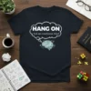 Hang On Let Me Overthink This T-Shirt with a cartoon brain graphic and thought bubble