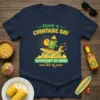 Have a CORNTASIC DAY WITH PLENTY OF KNOBS and lots of juice t-shirt design featuring a surfing ear of corn