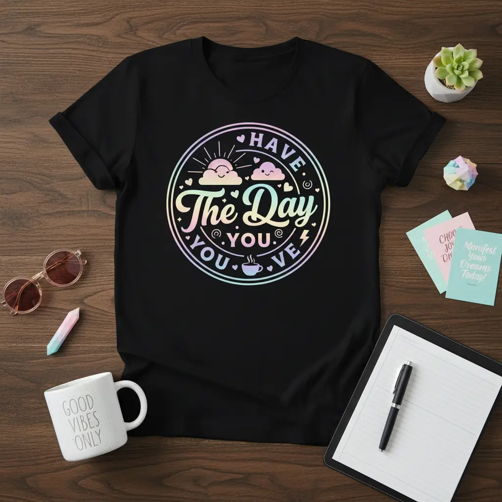 Have the Day You You Ve Inspirational Quote T-Shirt