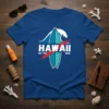 Hawaii Maui Est 1959 vintage surf t-shirt with a surfboard graphic and wave design