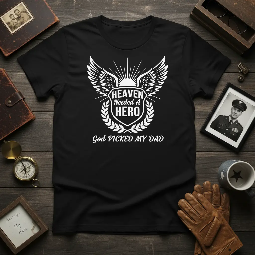 Heaven Needed a Hero God Picked My Dad T-Shirt