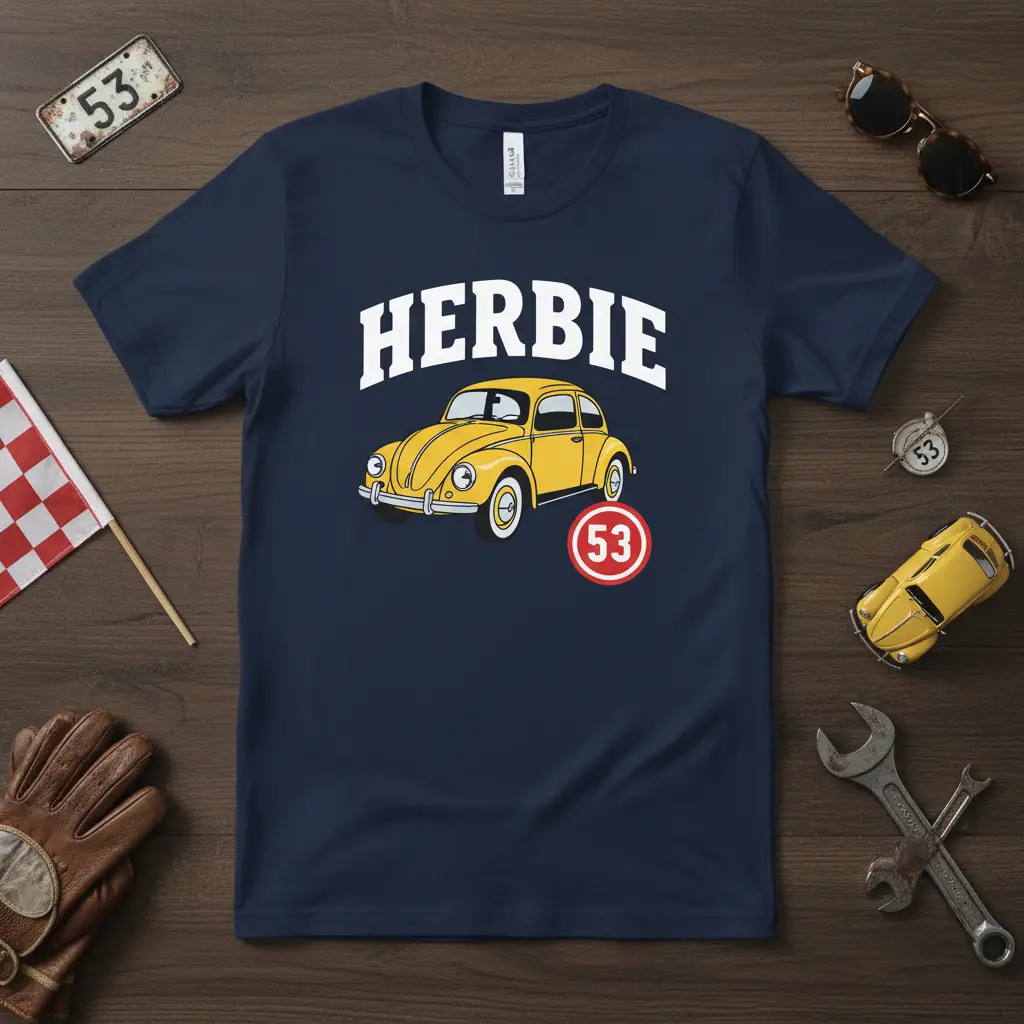 Herbie 53 Beetle T-Shirt Classic Vw Car Gift