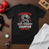 Black t-shirt featuring Hokushahai Kumite Tournament Champion Hong Kong text with a dragon graphic and year 1988