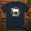 HOLY COW stylish graphic design printed on comfortable cotton t-shirt