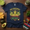 Holy Guacamole It's My Cinco de Mayo Birthday T-Shirt with three avocados playing music and wearing sombreros